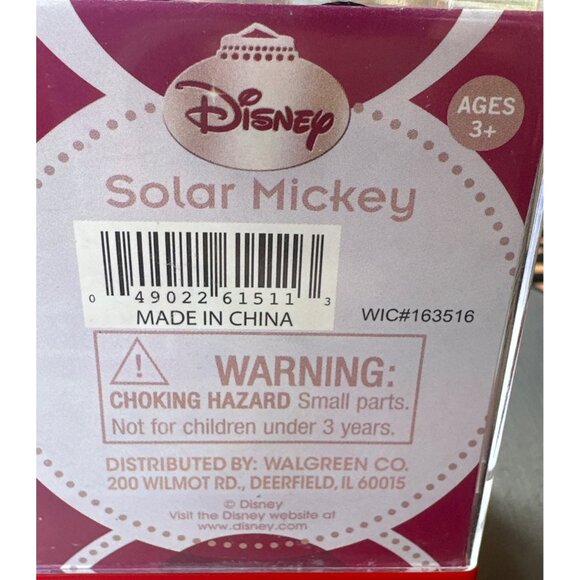 Cool Things Corp Disney's Mickey Mouse Happy Holidays Solar Mickey 4" (READ) - Picture 6 of 11